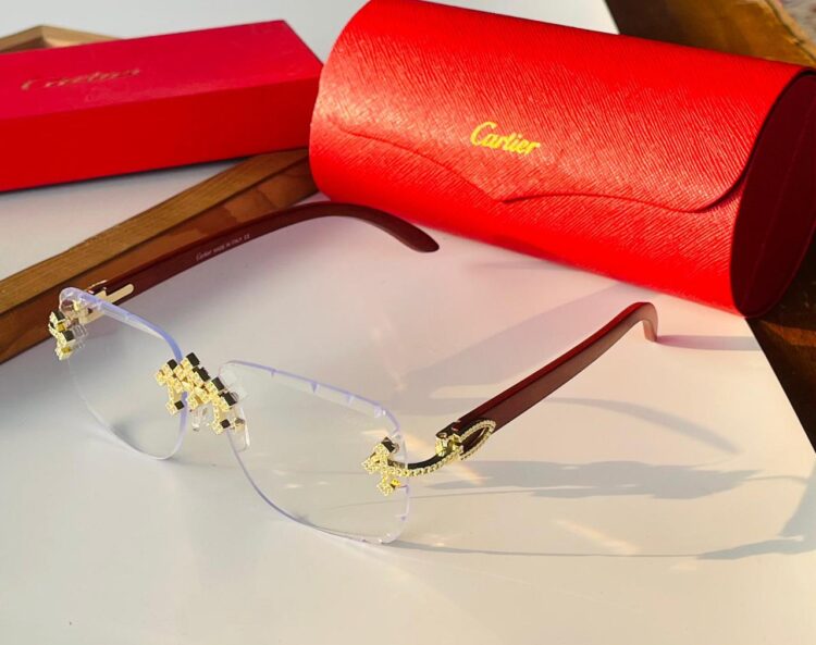 Cartier Sunglasses Transparent Unisex - Image 3