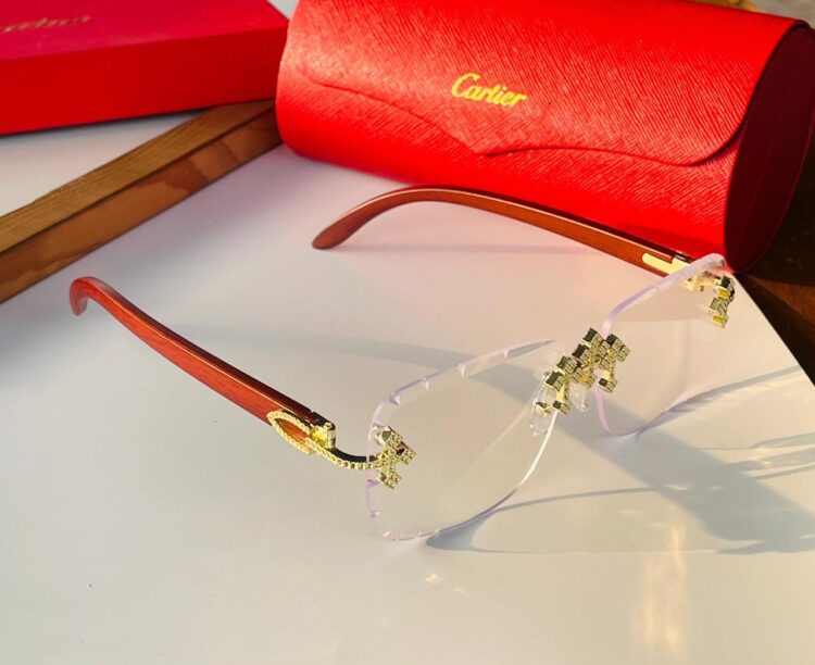 Cartier Sunglasses Transparent Unisex - Image 6