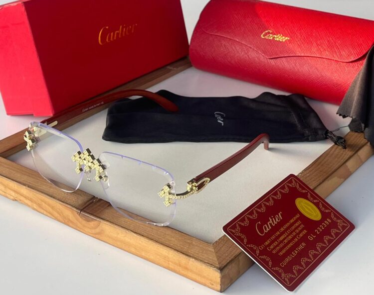 Cartier Sunglasses Transparent Unisex
