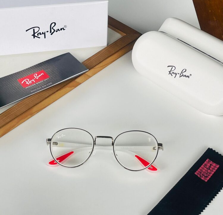 RayBan Unisex Sunglasses Transparent - Image 5
